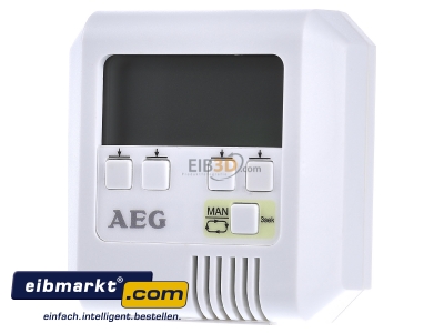 Frontansicht EHT Haustechn.AEG PT 02 Raumtemperaturregler m.Wochenuhr fr ETH 