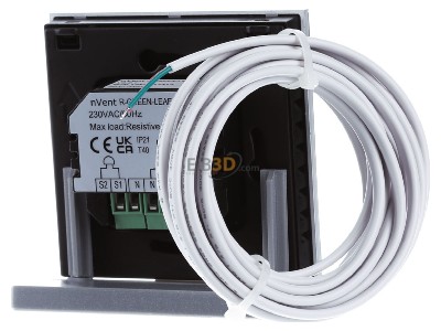 Ansicht hinten nVent Thermal R-GREEN-LEAF-EU Fubodenthermostat mit gr. Bildschirm 