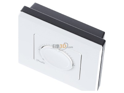 Ansicht oben vorne Devi Danf. Icon #088U1005 Raumthermostat 230V mit Einstellrad Danf. Icon 088U1005