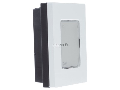 Ansicht links Devi Danf. Icon #088U1081 Raumthermostat Funk AP m.Display Danf. Icon 088U1081
