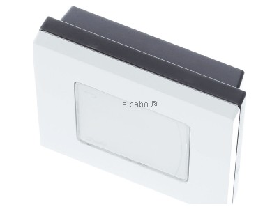 Ansicht oben vorne Devi Danf. Icon #088U1081 Raumthermostat Funk AP m.Display Danf. Icon 088U1081