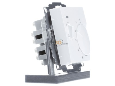Ansicht links Eberle UTE 1011-RAL9016-G55 UP-Raumregler 5-30C AC230V 1ffner 