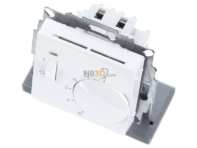 Ansicht oben vorne Eberle UTE 1011-RAL9016-G55 UP-Raumregler 5-30C AC230V 1ffner 