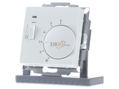 Frontansicht Eberle UTE 1015-RAL9010-M55 Unterputz-Raumregler 5-30C AC230V 1�ffner 
