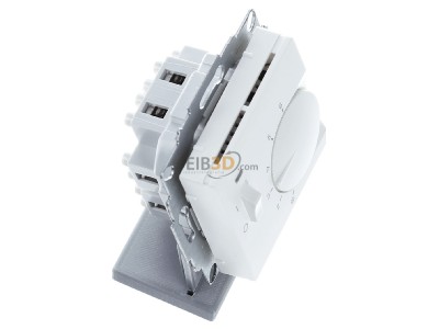 Ansicht oben links Eberle UTE 1015-RAL9010-M55 Unterputz-Raumregler 5-30C AC230V 1�ffner 