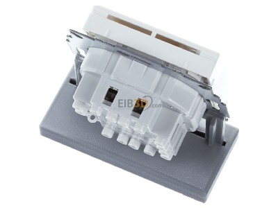 Ansicht oben hinten Eberle UTE 1015-RAL9010-M55 Unterputz-Raumregler 5-30C AC230V 1�ffner 