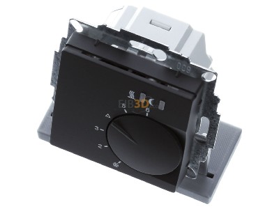 Ansicht oben vorne Eberle UTE 2500-Anth-55 UP-Raumregler 5-30C AC230V Ausgang Triac 