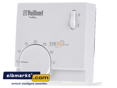 Frontansicht Vaillant VRK 122 Raumtemperaturregler 