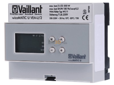 Front view Vaillant VEA-U/2 Storage heater charge controller 
