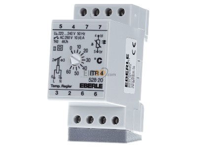 Front view Eberle ITR-4 / 60 Analogue temperature controller 
