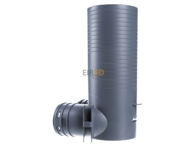 View on the right Helios FRS-DWK 2-75/125 for ventilator 
