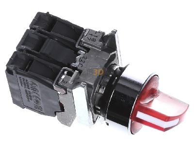 Ansicht oben links Schneider Electric XB4BK124G5 Leuchtwahlschalter 2-Stell., 1S+1 