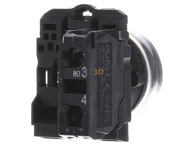 Ansicht hinten Schneider Electric XB5AP21 Drucktaster +Silikonkappe schwarz, 1S, tastend 