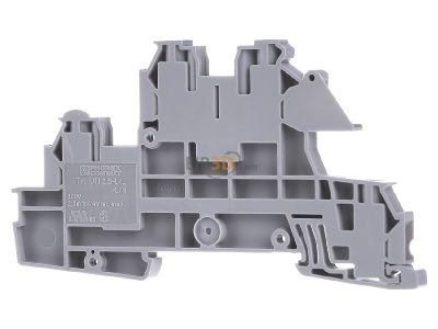 Back view Phoenix UTI 2,5-L/N Installation terminal block 5,2mm 24A 
