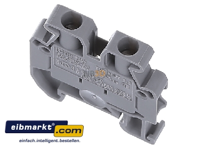 Ansicht oben hinten Phoenix Contact MUT 2,5 Mini-Durchgangsklemme 0,2-4qmm, AWG 24-12 