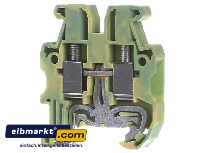 Frontansicht Phoenix Contact MUT 2,5-PE Mini-Durchgangsklemme 0,2-4qmm, AWG 24-12 