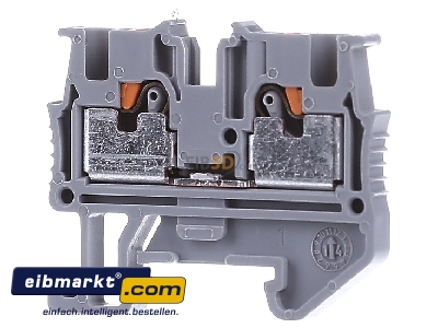 Frontansicht Phoenix Contact MPT 1,5/S Mini-Durchgangsklemme 0,14-1,5qmm,AWG26-14 