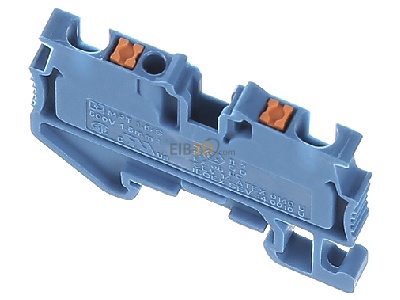 Ansicht oben hinten Phoenix MPT 1,5/S BU Mini-Durchgangsklemme 0,14-1,5qmm,AWG26-14 