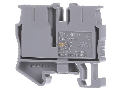 Ansicht hinten Phoenix MPT 2,5 Mini-Durchgangsklemme 0,14-4qmm, AWG 26-12 
