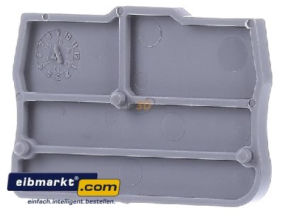 Back view Phoenix Contact D-MPT 1,5/S End/partition plate for terminal block 
