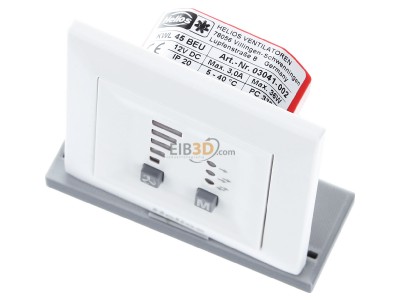 Ansicht oben vorne Helios KWL 45 BEU Bedienelement 5-Stufen, UP-Version 