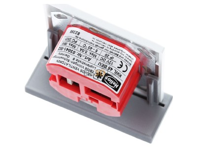 Ansicht oben hinten Helios KWL 45 BEU Bedienelement 5-Stufen, UP-Version 