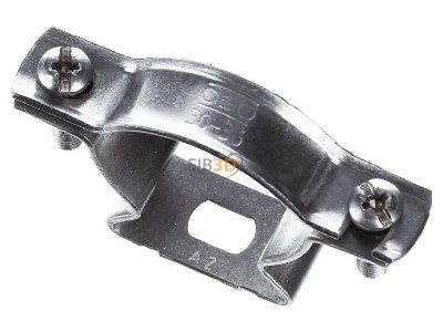 Ansicht oben vorne OBO ASL 733 36 A2 Abstandschelle mit Langloch 30-36mm 