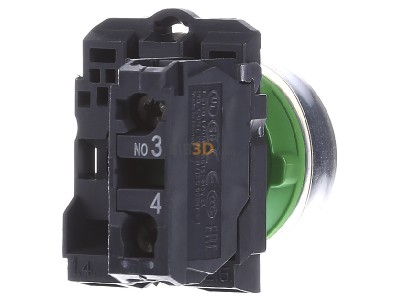 Ansicht hinten Schneider Electric XB5AP51 Drucktaster +Silikonkappe gelb, 1S, tastend 