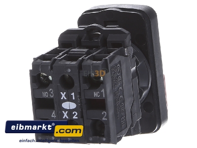 Ansicht hinten Schneider Electric XB5AW73731M5 Leucht-Doppeldrucktaster 1S+1 240V 