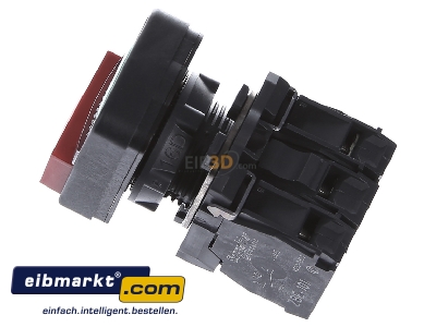 Ansicht oben rechts Schneider Electric XB5AW73731M5 Leucht-Doppeldrucktaster 1S+1 240V 
