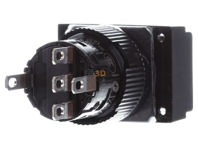 Ansicht hinten Schneider Electric XB6EDW1B1P Leuchtdrucktaster, wei o. Rastung, 24V, 1W 
