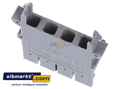 Ansicht oben vorne Phoenix Contact CP-H 2,5-4L-Z Steckergeh�use L:31,6mm, B:5,2mm 