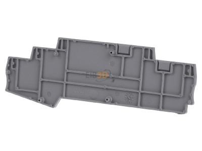 Ansicht hinten Phoenix D-PTB 2,5/3 Abschlussdeckel grau 
