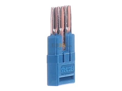 View on the right Phoenix FBS 3-3,5 BU Cross-connector for terminal block 3-p 
