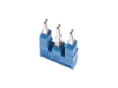 View up front Phoenix FBS 3-3,5 BU Cross-connector for terminal block 3-p 
