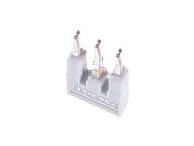 Ansicht oben vorne Phoenix FBS 3-3,5 GY Brcke 3-polig, grau 