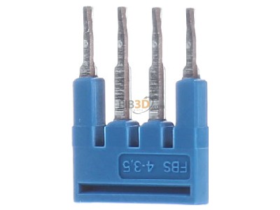 Ansicht hinten Phoenix FBS 4-3,5 BU Br�cke 4-polig, blau 