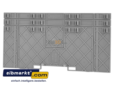 Frontansicht Phoenix Contact HV M12/2-TP Trennplatte L:156mm, B:2mm, grau 