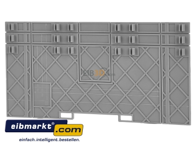 Ansicht hinten Phoenix Contact HV M12/2-TP Trennplatte L:156mm, B:2mm, grau 