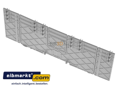 Ansicht oben vorne Phoenix Contact HV M12/2-TP Trennplatte L:156mm, B:2mm, grau 