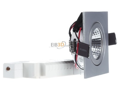 Ansicht links Brumberg 39364253 LED-Einbaustrahler alu matt, TRIACdim. 