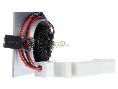 Ansicht rechts Brumberg 39364253 LED-Einbaustrahler alu matt, TRIACdim. 