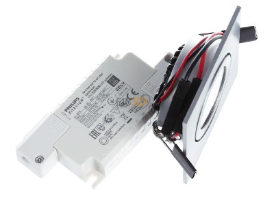 Ansicht oben links Brumberg 39364253 LED-Einbaustrahler alu matt, TRIACdim. 