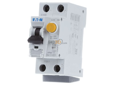 Front view Eaton FRBMM-C10/1N/003-A Earth leakage circuit breaker C10/0,03A 
