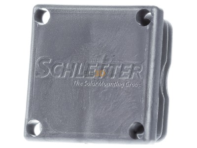 Frontansicht Schletter Solar 129011-000 Kunststoff-Endkappe silber 