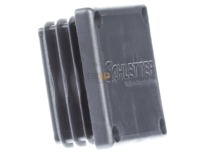 Ansicht links Schletter Solar 129011-000 Kunststoff-Endkappe silber 