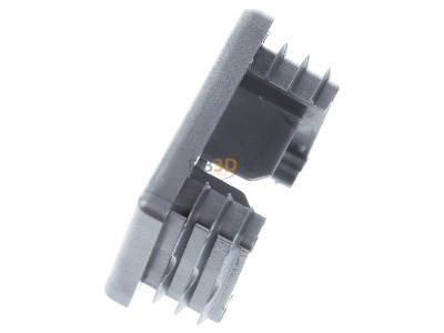 Ansicht oben rechts Schletter Solar 129011-000 Kunststoff-Endkappe silber 