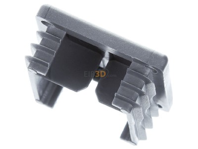 Ansicht oben hinten Schletter Solar 129011-000 Kunststoff-Endkappe silber 