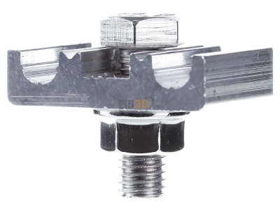 Frontansicht Schletter Solar 135003-000 Blitzschutzklemme Alu vorm. f. DM8mm 