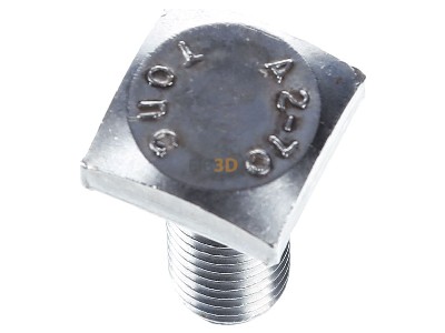 Ansicht oben links Schletter Solar 943410-025 Vierkantschraube M10x25,VA 